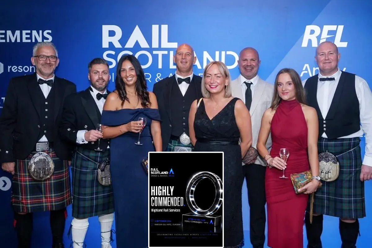 Highly Commended at the Rail Scotland Awards 2026